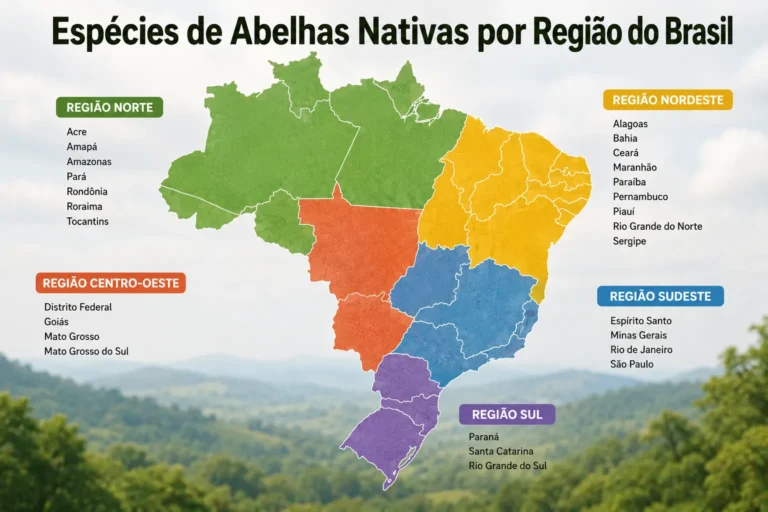 Espécies de Abelhas Nativas por Região do Brasil