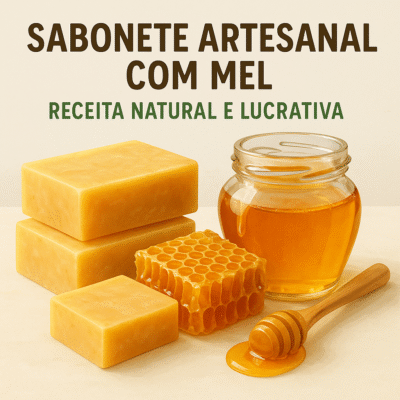 sabonete artesanal com mel
