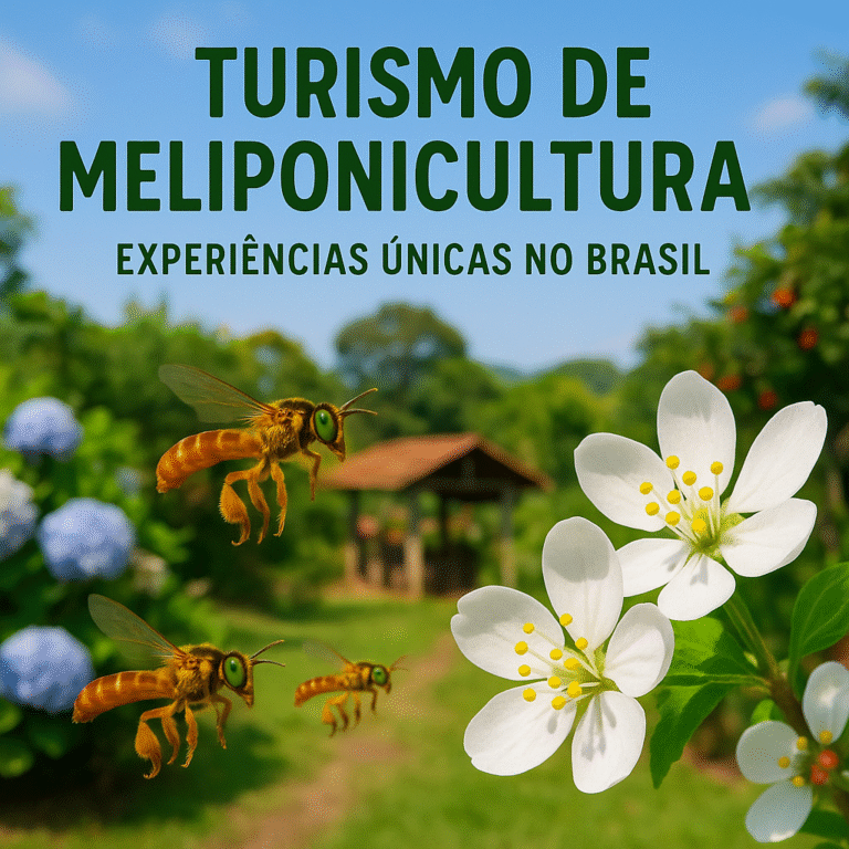 abelhas jatai em flores
