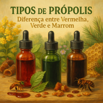 Tipos de Própolis: Diferença entre Vermelha, Verde e Marrom