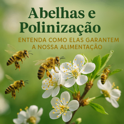 abelhas e polinização: entenda como elas garantem a nossa alimentação