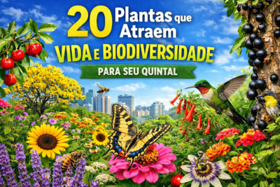 20 Plantas que Atraem Vida e Biodiversidade para Seu Quintal