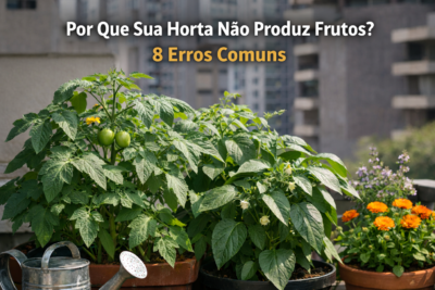 Horta Não Produz Frutos? 8 Erros e Como Corrigir