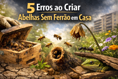 5 Erros ao Criar Abelhas Sem Ferrão em Casa
