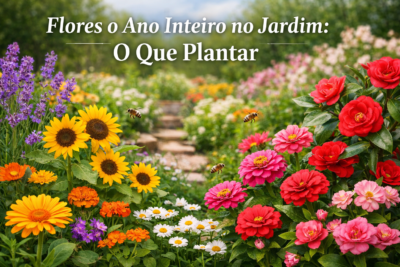 Flores o Ano Inteiro no Jardim: O Que Plantar