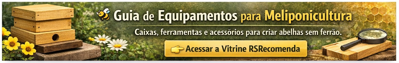 Produtos recomendados para criar abelhas sem ferrão