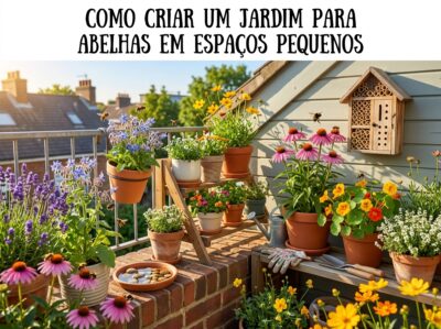 Como Montar um Jardim para Abelhas em Espaços Pequenos (Varanda e Apartamento)