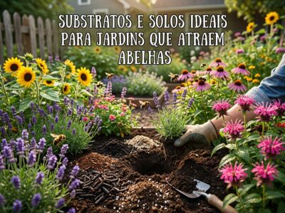 Substratos e Solos Ideais para Jardins que Atraem Abelhas