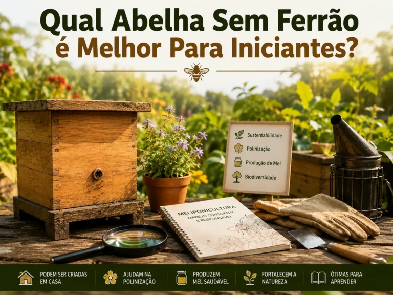 Qual Abelha Sem Ferrão é Melhor Para Iniciantes