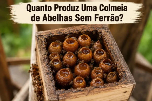Quanto Produz Uma Colmeia de Abelhas Sem Ferrão?