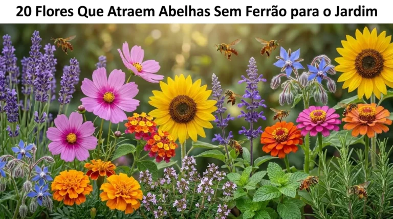 20 Flores Que Atraem Abelhas Sem Ferrão para o Jardim