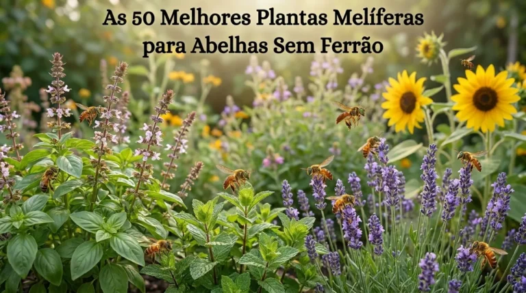 As 50 Melhores Plantas Melíferas para Abelhas Sem Ferrão