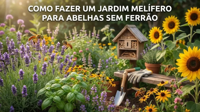 Como Fazer um Jardim Melífero para Abelhas Sem Ferrão