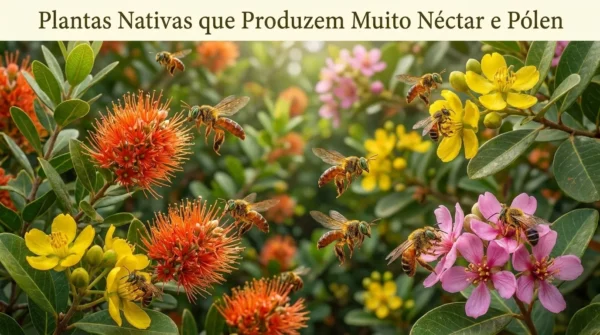 Plantas Nativas que Produzem Muito Néctar e Pólen
