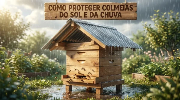 Como Proteger Caixas de Abelhas do Sol e da Chuva