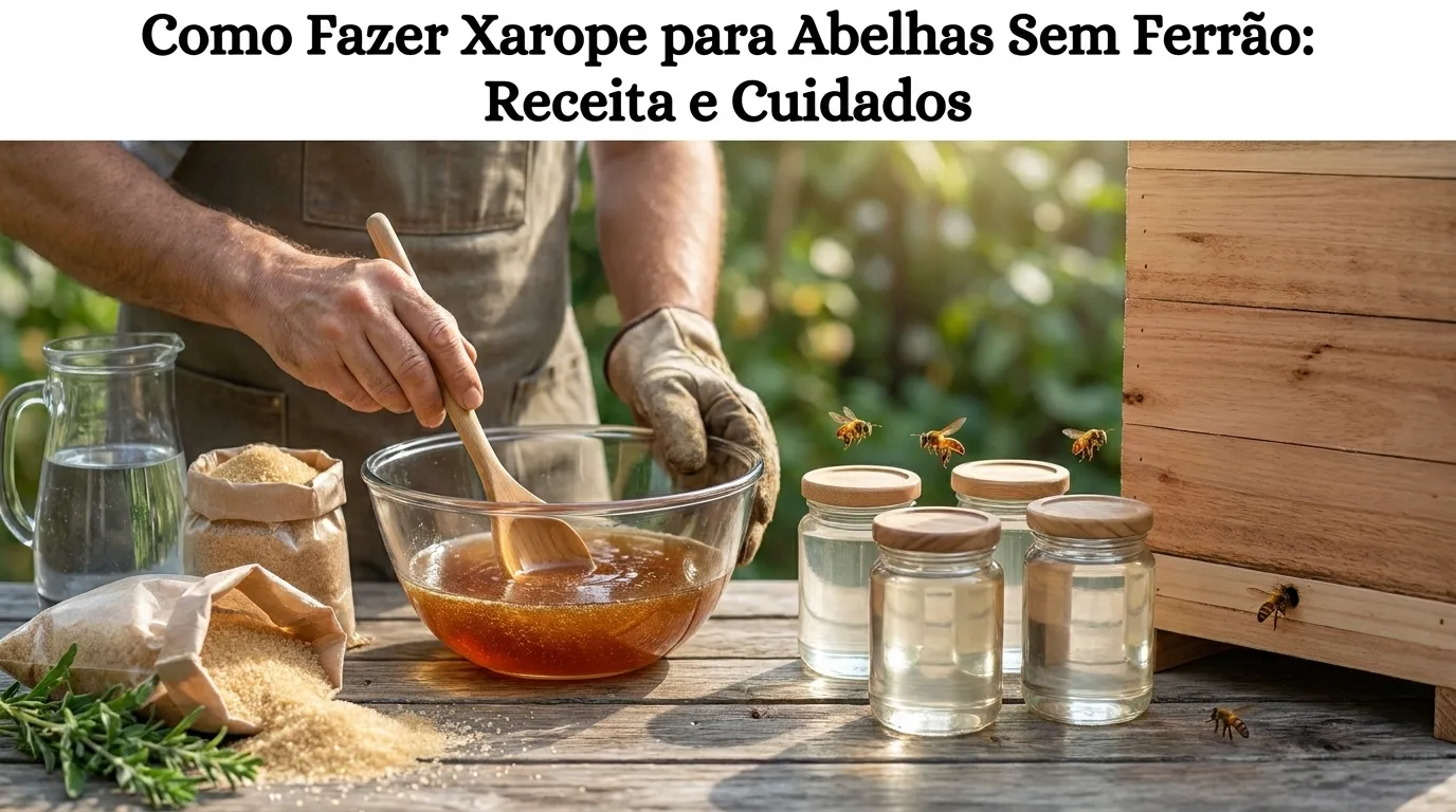 Como Fazer Xarope para Abelhas Sem Ferrão: Receita e Cuidados