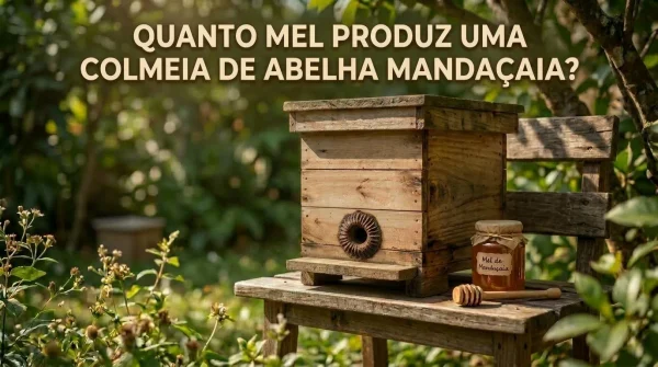 Quanto Mel Produz uma Colmeia de Mandaçaia?
