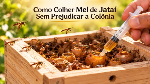 Como Colher Mel de Jataí Sem Prejudicar a Colônia